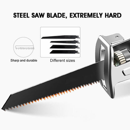 Red Cordless Electric Reciprocating Saw Cutter w+ Blades For Makita Battery.