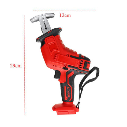 Red Cordless Electric Reciprocating Saw Cutter w+ Blades For Makita Battery.