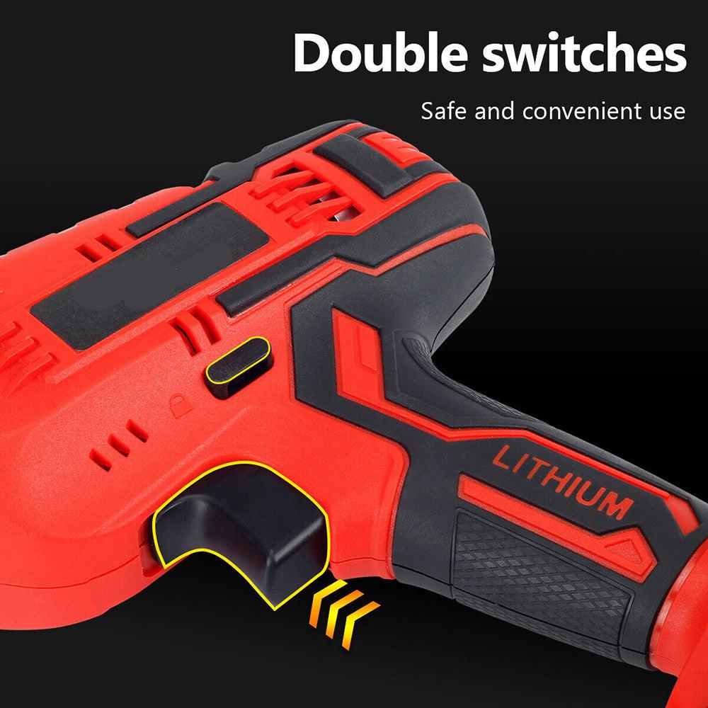Red Cordless Electric Reciprocating Saw Cutter w+ Blades For Makita Battery.