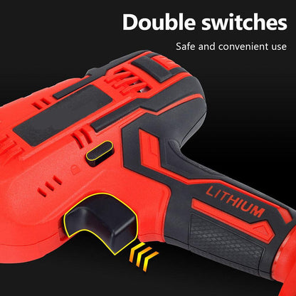 Red Cordless Electric Reciprocating Saw Cutter w+ Blades For Makita Battery.