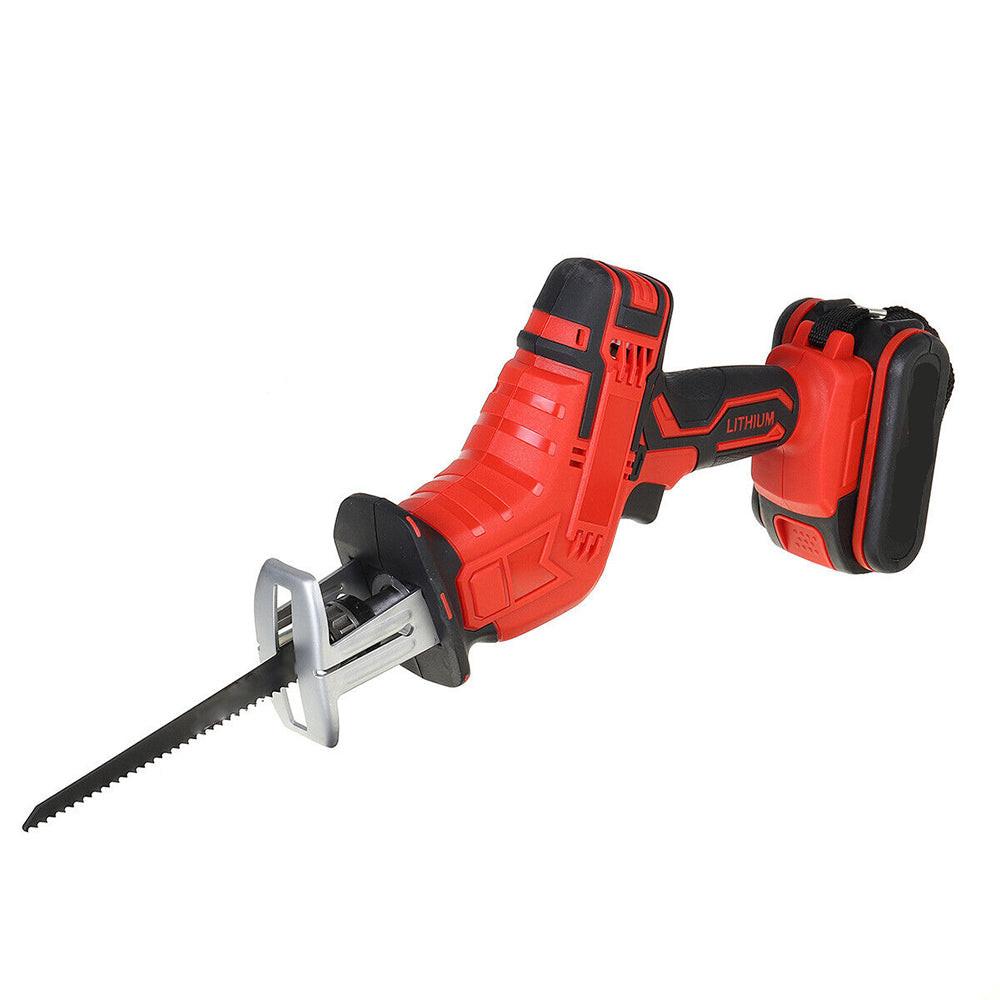Red Cordless Electric Reciprocating Saw Cutter w+ Blades For Makita Battery.