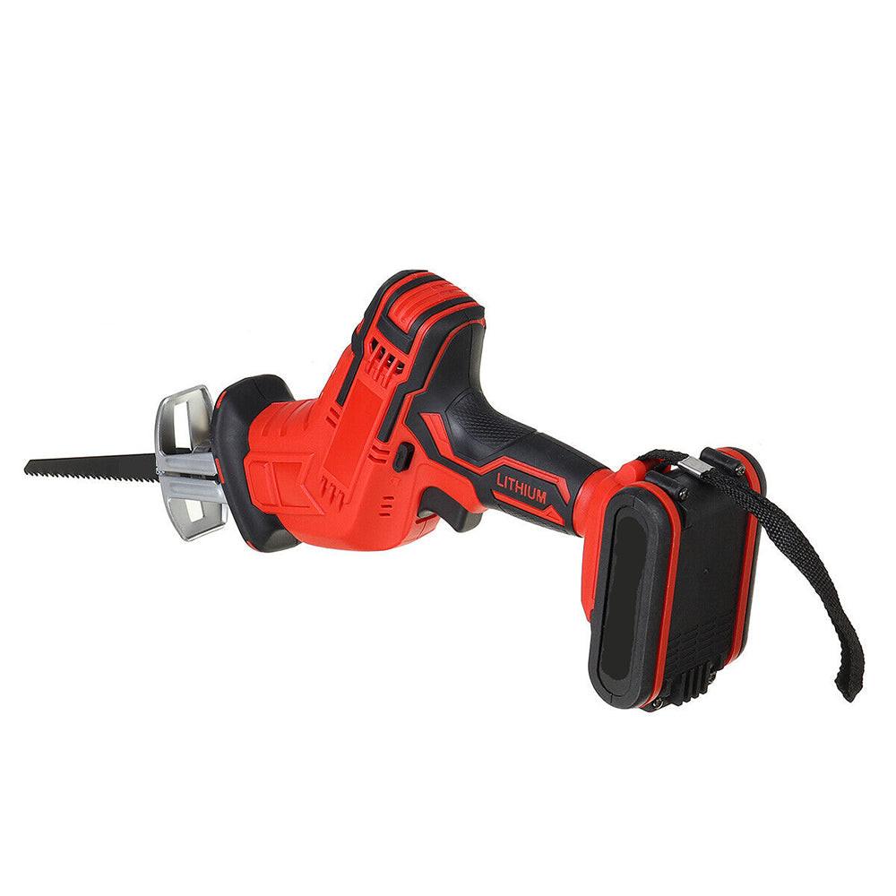 Red Cordless Electric Reciprocating Saw Cutter w+ Blades For Makita Battery.