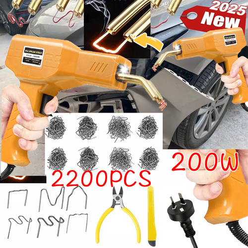 200W Plastic Welder Garage Tool Hot Staplers Cracke Bumper Repair Weld Machine.