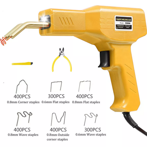 200W Plastic Welder Garage Tool Hot Staplers Cracke Bumper Repair Weld Machine.
