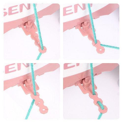 48 Needles DIY Knitting Machine Weaving Swift Yarn Fiber String Ball Wool Winder.