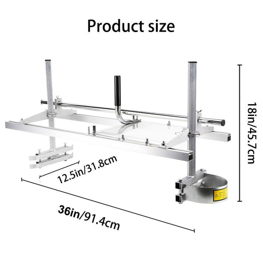 Chainsaw Mill For Saws 14"-36" Bar Furniture Making Wood Cutting Aluminum Steel.