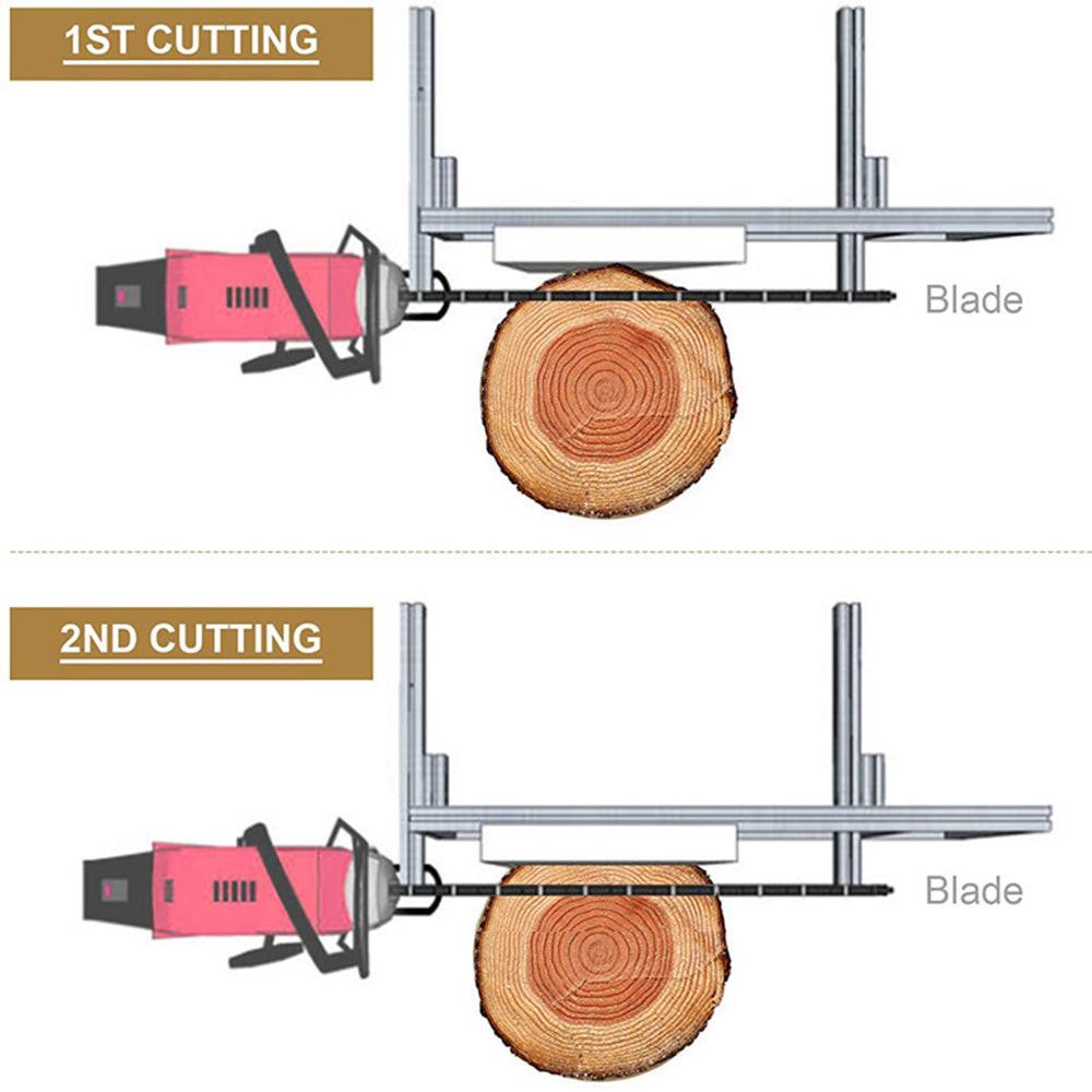 Chainsaw Mill For Saws 14"-36" Bar Furniture Making Wood Cutting Aluminum Steel.