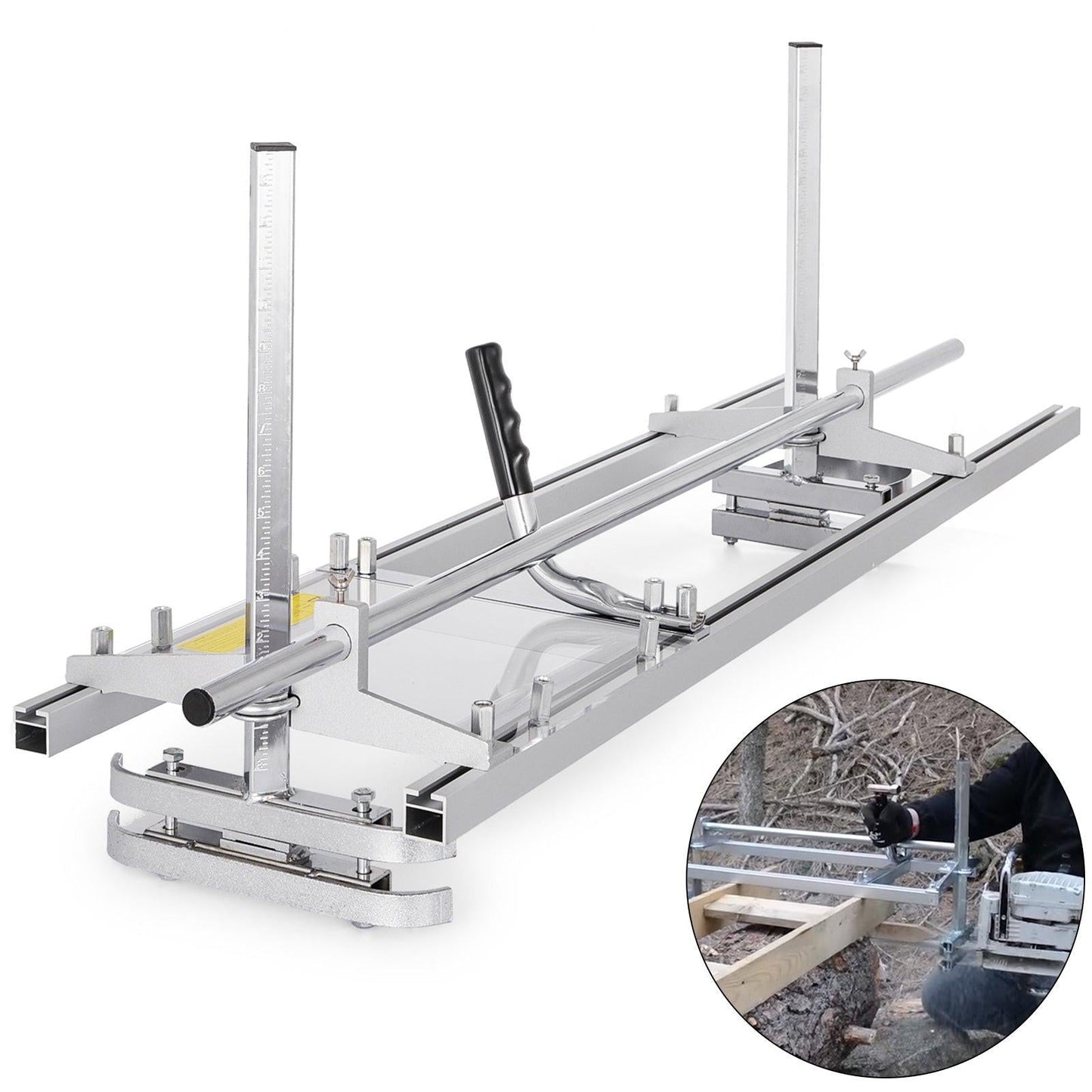 Chainsaw Mill For Saws 14"-36" Bar Furniture Making Wood Cutting Aluminum Steel.