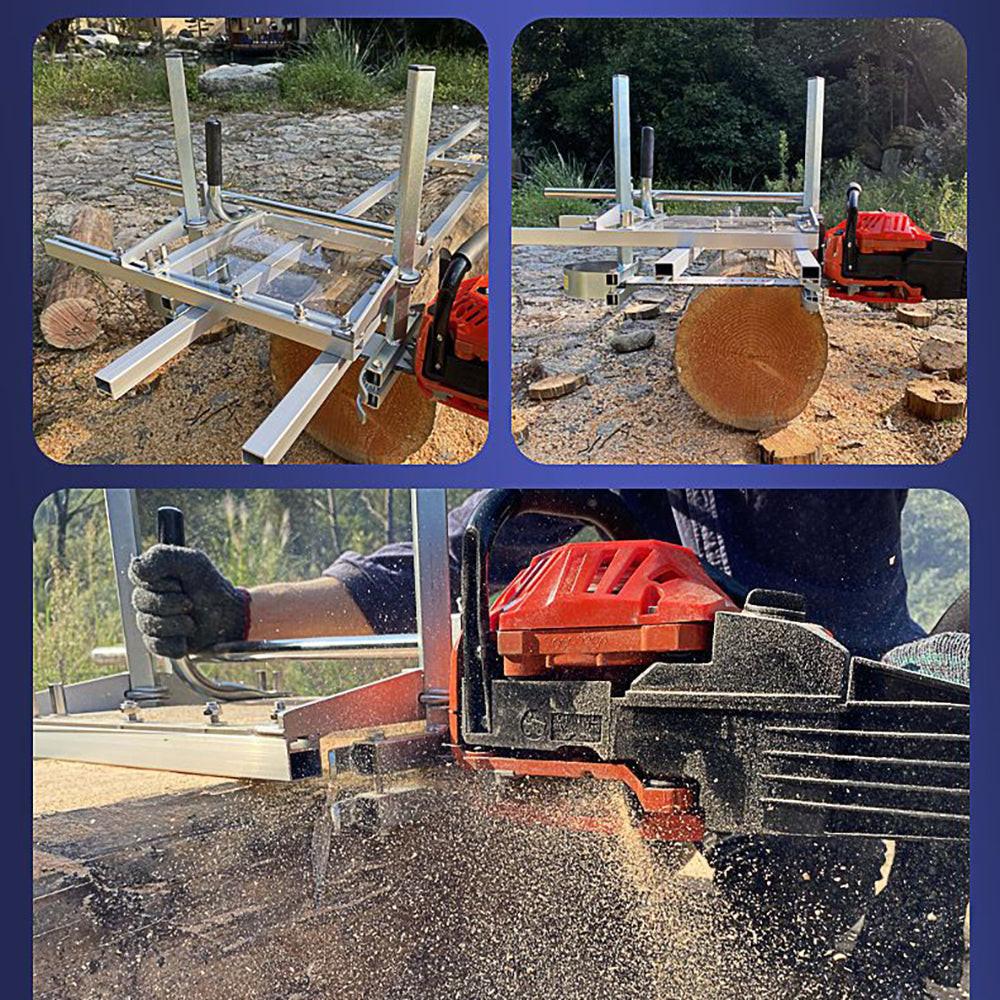 Chainsaw Mill For Saws 14"-36" Bar Furniture Making Wood Cutting Aluminum Steel.