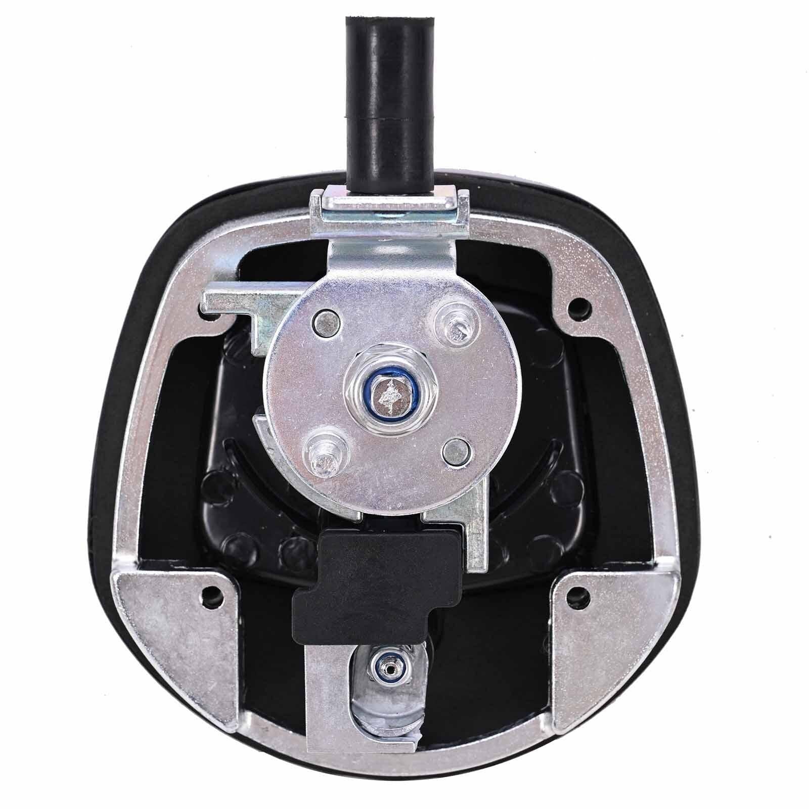 Black Power Operated Central Locking Handle Whale Tail Lock Recessed Folding 12V.