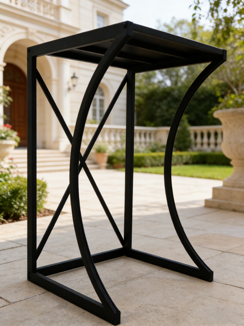 ORIGINAL Dryer Stand Maxi: Portable Dryer Rack Heavy Duty Steel Capacity Black for Washer/Dryer/Mini Fridge.
