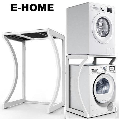 ORIGINAL Dryer Stand Maxi: Portable Dryer Rack Heavy Duty Steel Capacity white for Washer/Dryer/Mini Fridge.