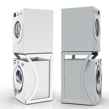 ORIGINAL Dryer Stand Maxi: Portable Dryer Rack Heavy Duty Steel Capacity white for Washer/Dryer/Mini Fridge.