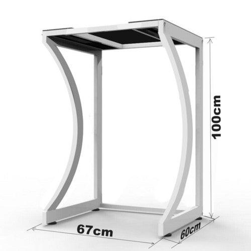 ORIGINAL Dryer Stand Maxi: Portable Dryer Rack Heavy Duty Steel Capacity white for Washer/Dryer/Mini Fridge.