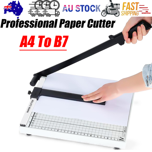 Professional Heavy Duty A4 To B7 Paper Cutter Guillotine Trimmer Home Office.