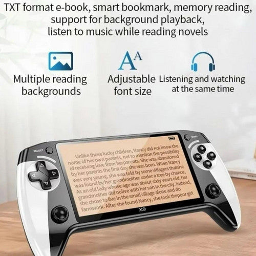 Handheld X9 Retro Game Console 5.5 Inch IPS Screen,Video Games,30000+ Games.