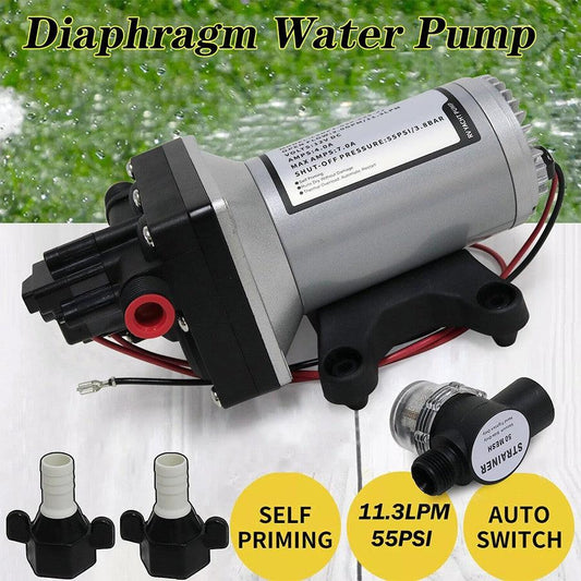 12v Replace SHURflo 4009 Water Pump & Twist on Filter for Caravan Boat Marine AU.
