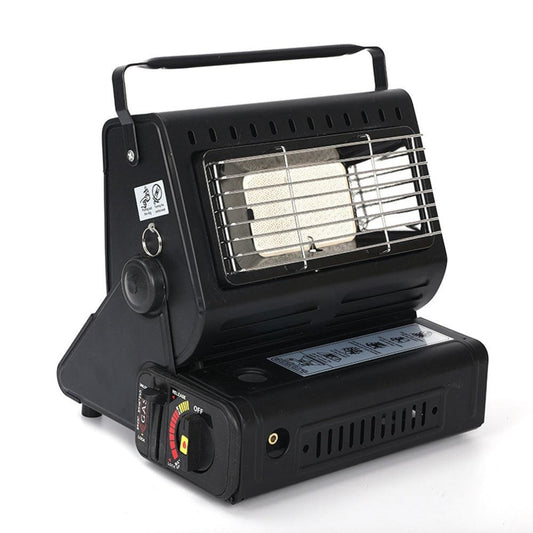 Portable Butane Gas Heater Camping Camp Tent Outdoor Hiking Camper Survival Black.