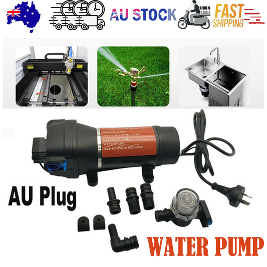 High Pressure Water Pump 45PSI for Camping Caravan Garden Caravan Boat Marine.