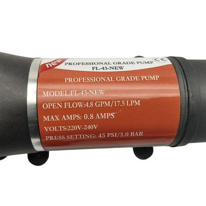 High Pressure Water Pump 45PSI for Camping Caravan Garden Caravan Boat Marine.