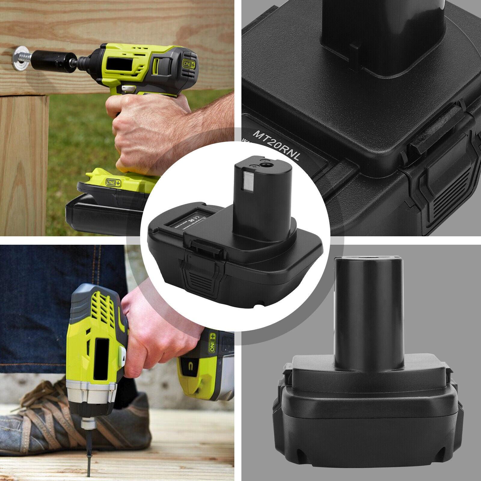 Battery Adapter MT20RNL for Makita Li-ion Batteries Convert to Ryobi 18V Tools.