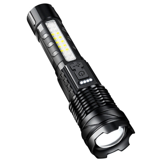 Super Bright 30W 14LED Flashlight White Laser Tactical Torch Lamp for Camping AU.