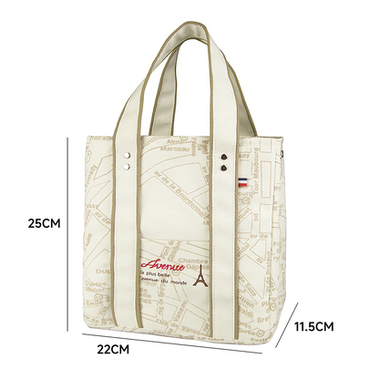 Portable 22*11.5*25cm Insulated Lunch Bag Food Container Picnic Storage Handbag