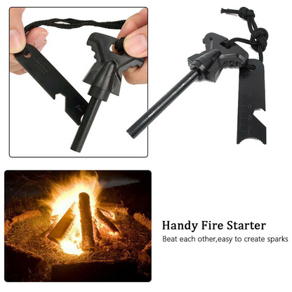 Camping Tool Emergency Survival Equipment Set Outdoor Sport Tactical Hiking Kit.