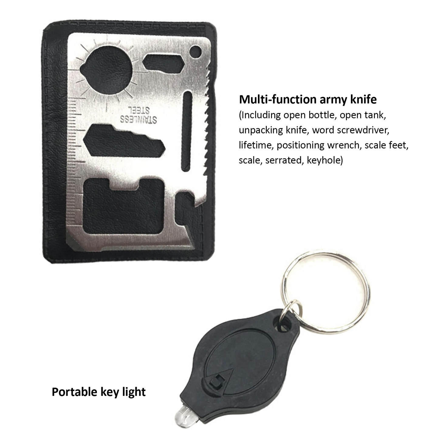 Camping Tool Emergency Survival Equipment Set Outdoor Sport Tactical Hiking Kit.