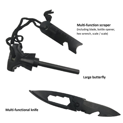 Camping Tool Emergency Survival Equipment Set Outdoor Sport Tactical Hiking Kit.