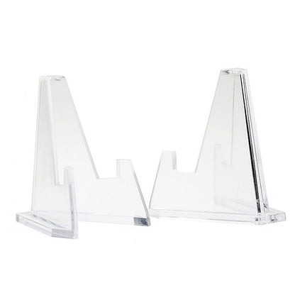 20pcs S Acrylic Clear Stand for Trading Card PSA Pokemon Card Holders Stand.