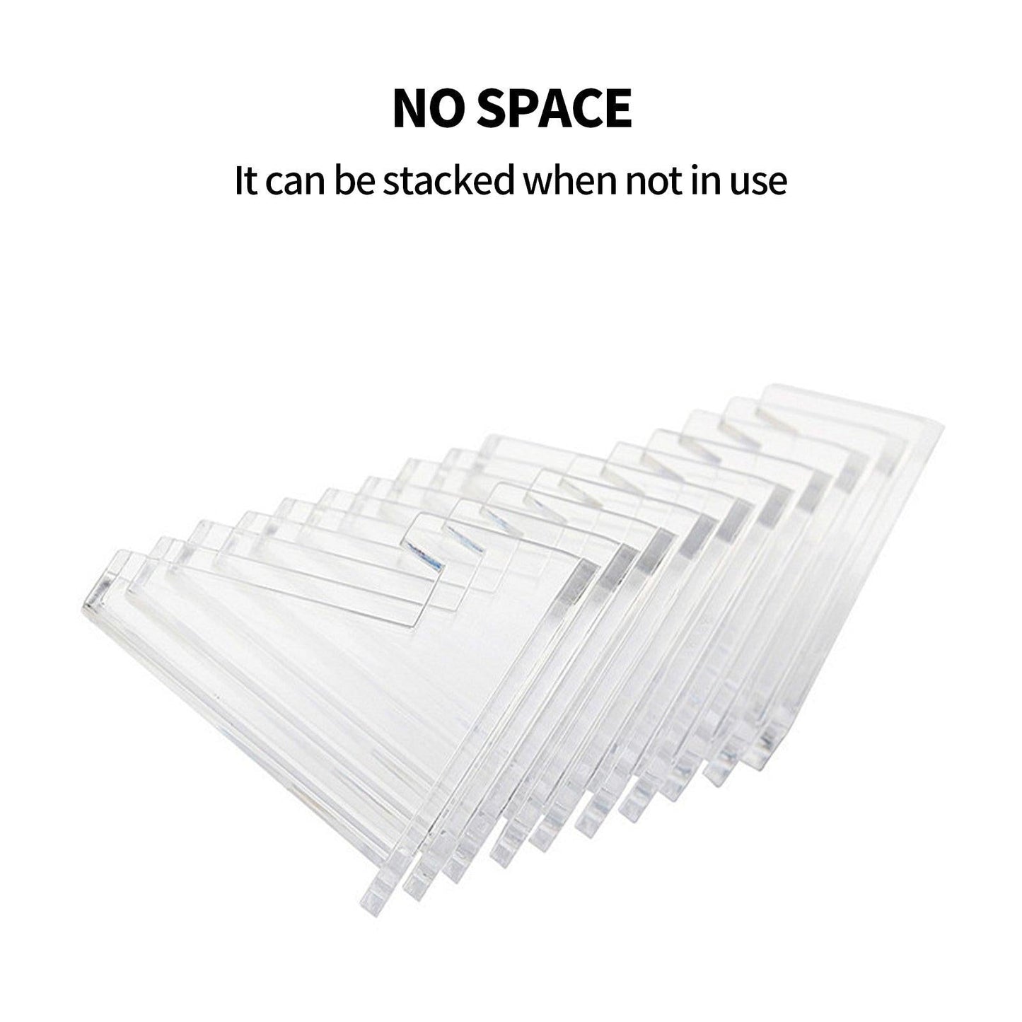 12pcs L Acrylic Clear Stand for Trading Card PSA Pokemon Card Holders Stand.