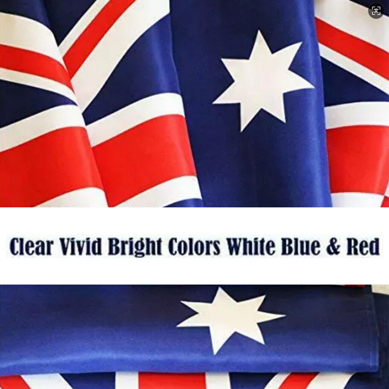 2 Pack Australian Aussie Flag Australia Day Oz AU 2x3ft 60x90cm Polyester