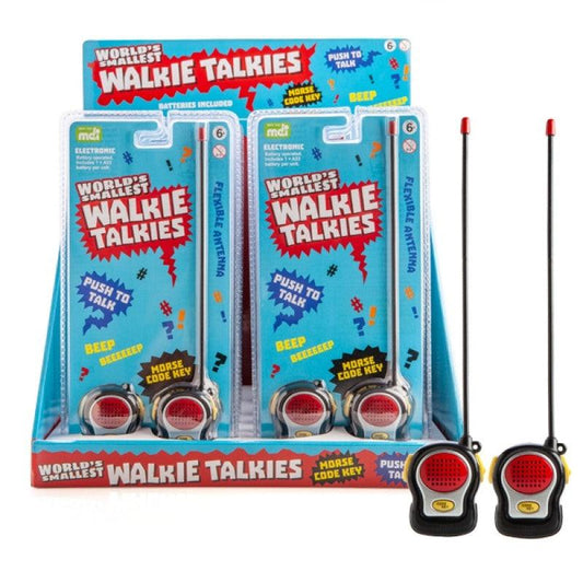 World's Smallest Walkie Talkies.
