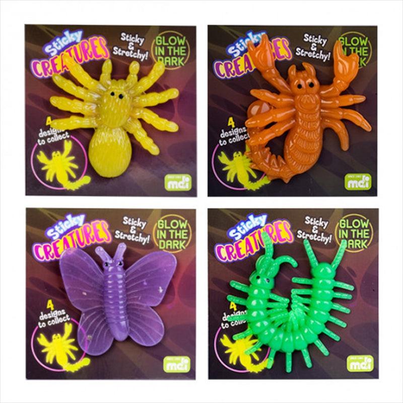 Glow in the Dark Sticky Creatures (SENT AT RANDOM).
