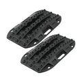 X-BULL Mini Recovery Tracks Traction Boards Sand Mud Snow 4WD 4x4 Vehicle 1 Pair Black.