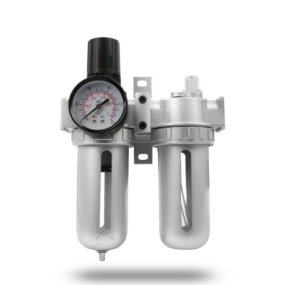 X-BULL Air Compressor Moisture Filter Water Trap Filter Regulator Mount Fitting.