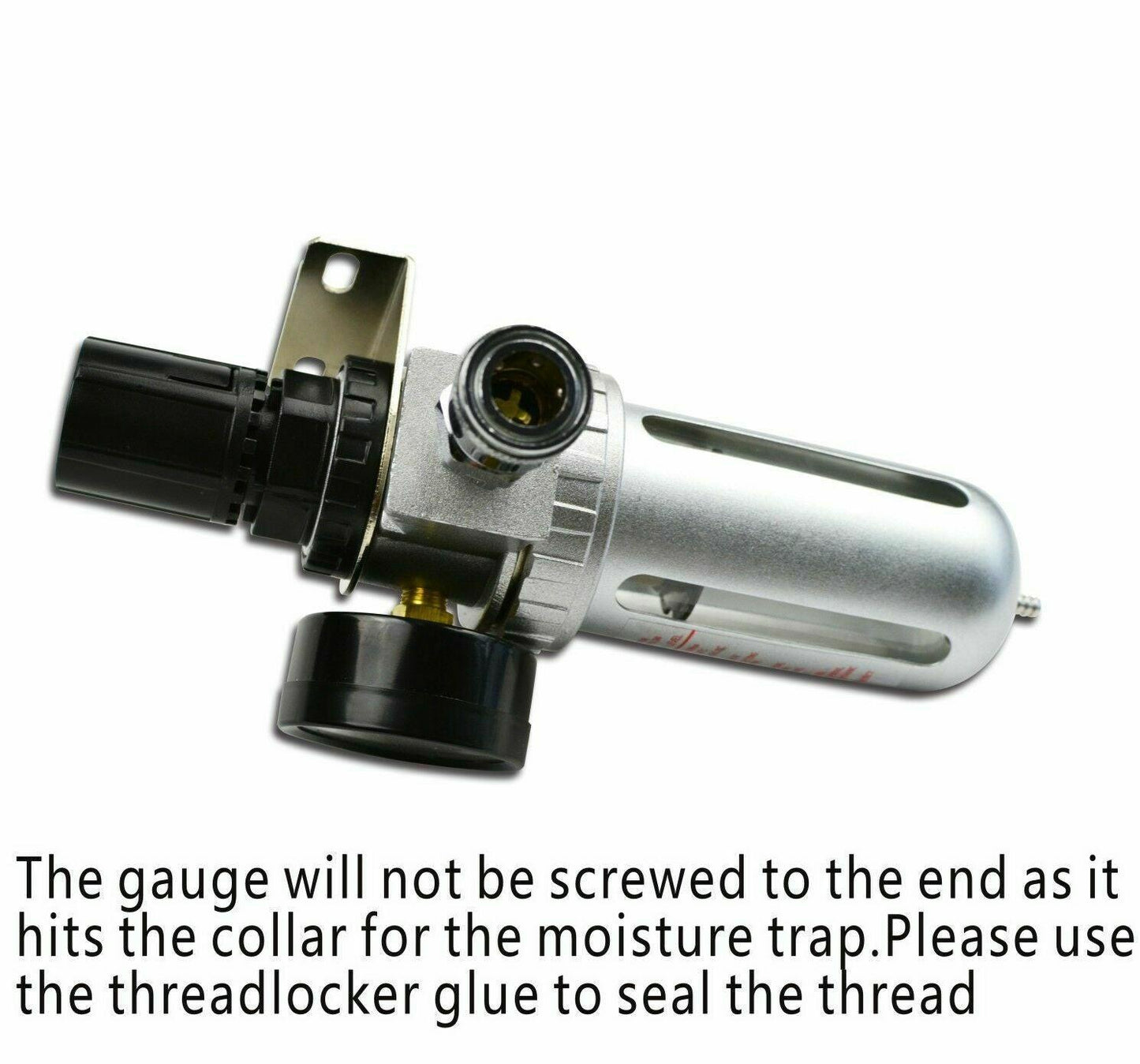 X-BULL Air Compressor Moisture Filter Water Trap Filter Regulator Mount Fitting.