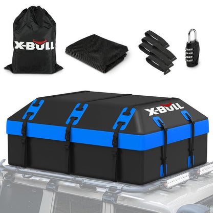 X-BULL Waterproof Car Roof Cargo Bag 595L Top Rack Carrier Luggage Storage Cube.