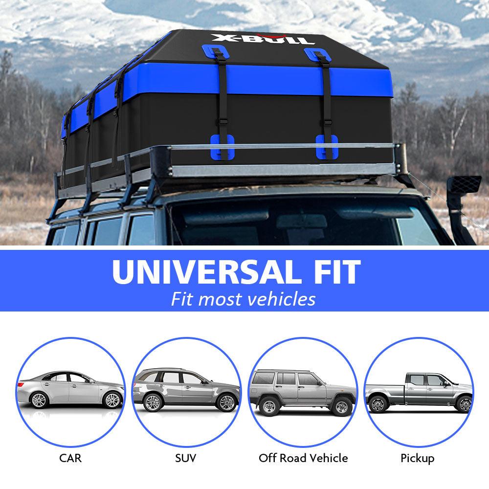 X-BULL Waterproof Car Roof Cargo Bag 595L Top Rack Carrier Luggage Storage Cube.