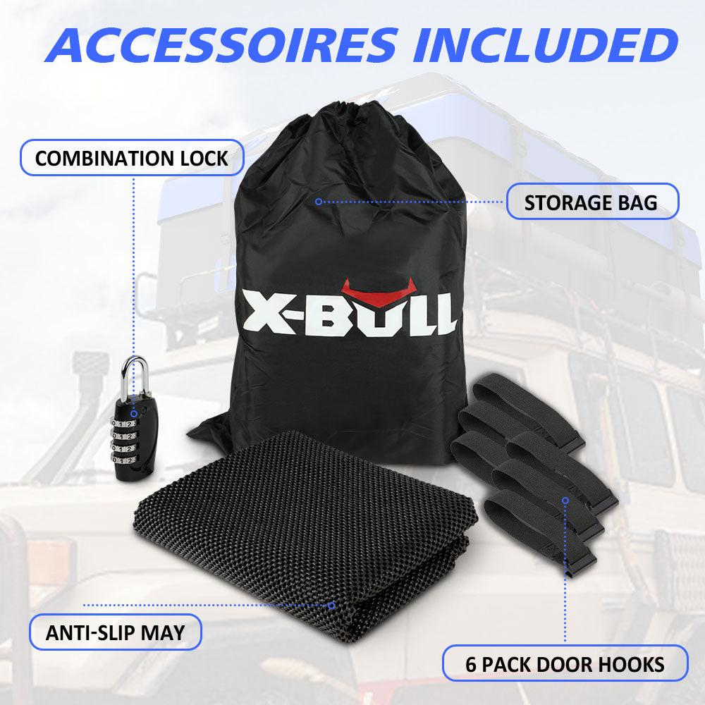 X-BULL Waterproof Car Roof Cargo Bag 595L Top Rack Carrier Luggage Storage Cube.