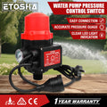 ETOSHA Water Pressure Pump Controller Auto Switch Control Electric BLACK.