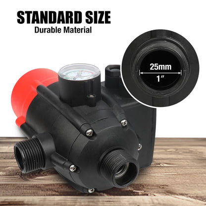 ETOSHA Water Pressure Pump Controller Auto Switch Control Electric BLACK.