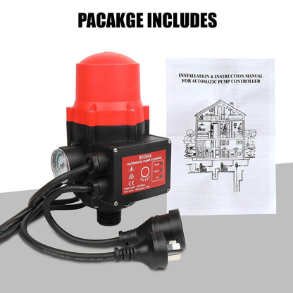 ETOSHA Water Pressure Pump Controller Auto Switch Control Electric BLACK.