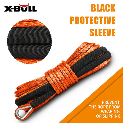 X-BULL Winch Rope Dyneema Synthetic Rope 5.5mm x 13m Tow Recovery Offroad 4wd.