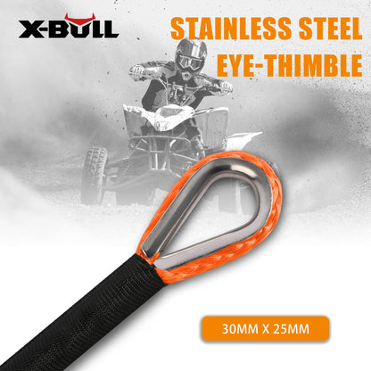 X-BULL Winch Rope Dyneema Synthetic Rope 5.5mm x 13m Tow Recovery Offroad 4wd.