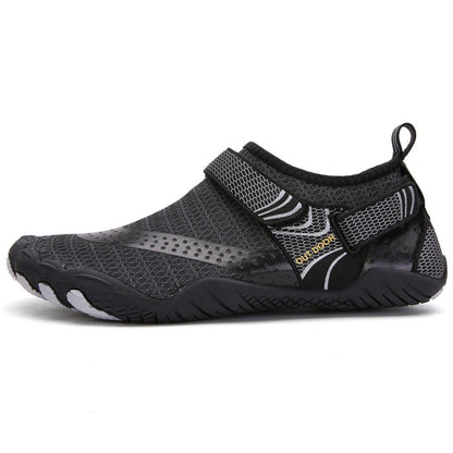 Men Women Water Shoes Barefoot Quick Dry Aqua Sports Shoes - Black Size EU39 = US6.
