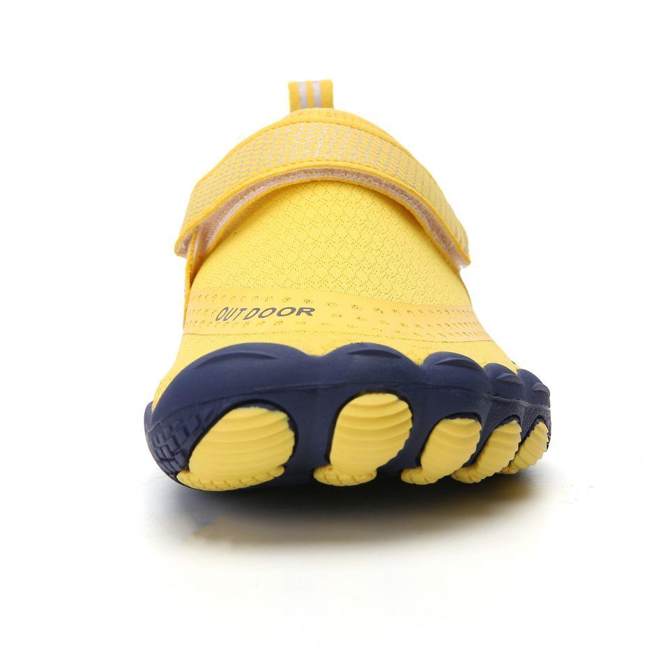 Women Water Shoes Barefoot Quick Dry Aqua Sports Shoes - Yellow Size EU38 = US5.