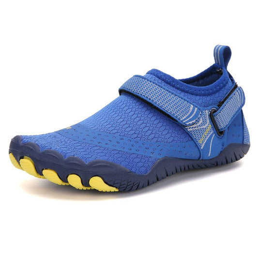 Kids Water Shoes Barefoot Quick Dry Aqua Sports Shoes Boys Girls - Klein Blue Size Bigkid US4 = EU36.