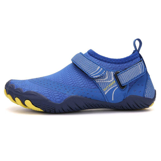 Kids Water Shoes Barefoot Quick Dry Aqua Sports Shoes Boys Girls - Klein Blue Size Bigkid US4 = EU36.